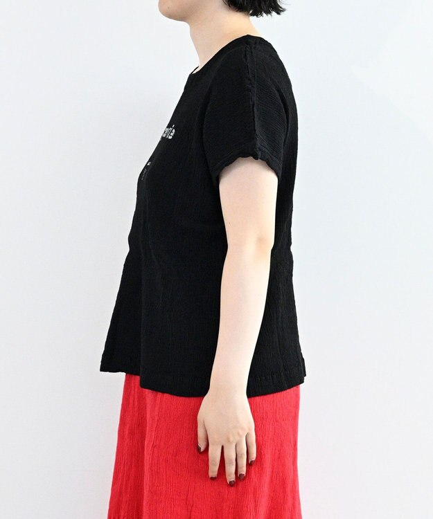 crêprie tsumori chisato creperie DOLMAN SLEEVES T-SHIRT クレプリ ドルマンスリーブTシャツ BLACK