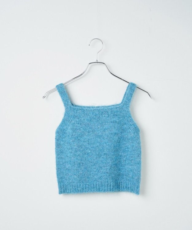 WEGO アンサンブルニットリボンカーデ ブルー