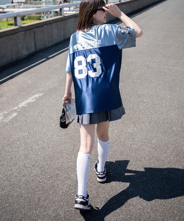 WEGO ナンバリングビッグT ブルー