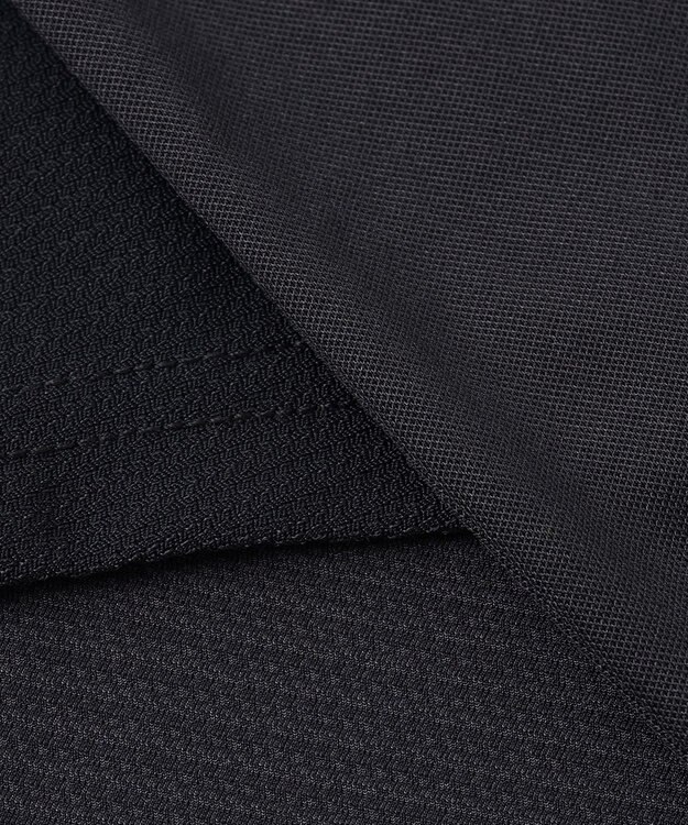 23区GOLF 【WOMEN】AIR TOOLライト シアースリーブモックネック ブラック系