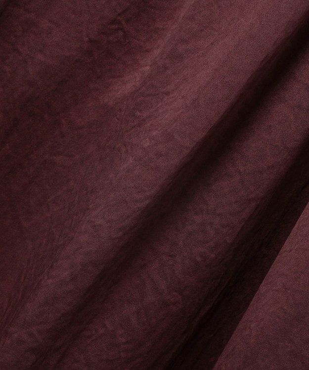 uncrave アセテートヴィンテージサテン ワイドパンツ バーガンディ