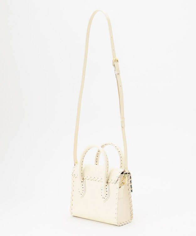 GRACE CONTINENTAL Mini RS Handbag ホワイト