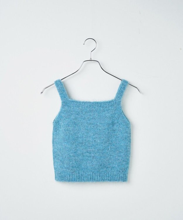 WEGO アンサンブルニットリボンカーデ ブルー