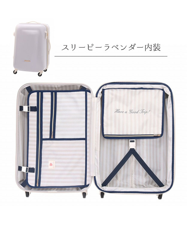 ACE BAGS & LUGGAGE Jewelna Rose キャンディポケットスーツケース Mサイズ 39872 ジュエルナローズ スリーピーラベンダー