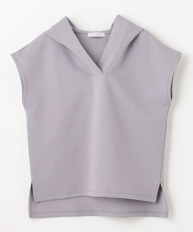 ANY L ダンボールフレンチスリーブ パーカー ライトグレー