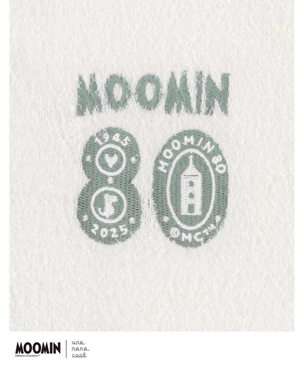 une nana cool 【ムーミン】 MOOMIN * une nana cool  なめらかふわふわフルジップパーカー BE