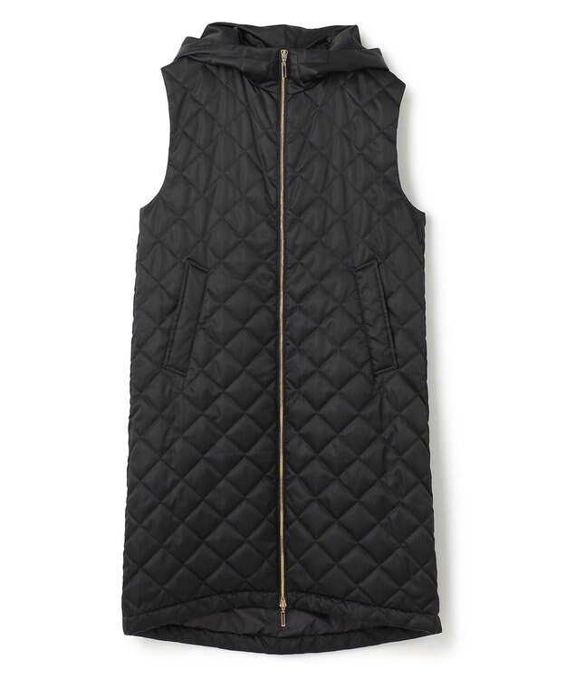 BEIGE， 【S-size】RENARD / フーデッドジレ Black