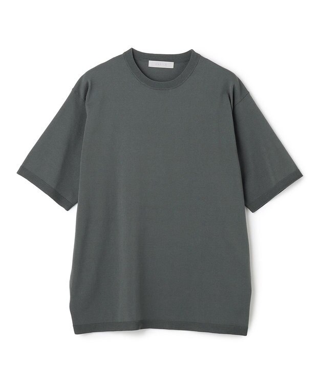 UNFILO MENS アラエルアンチピリングニット クルー セイジグリーン