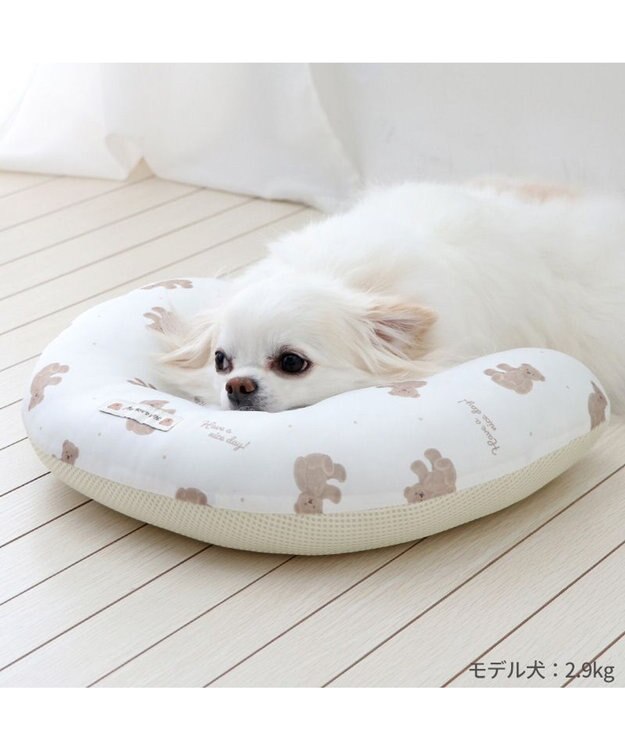 PET PARADISE ペットパラダイス クール ピロー 《くまちゃん柄》 くまちゃん