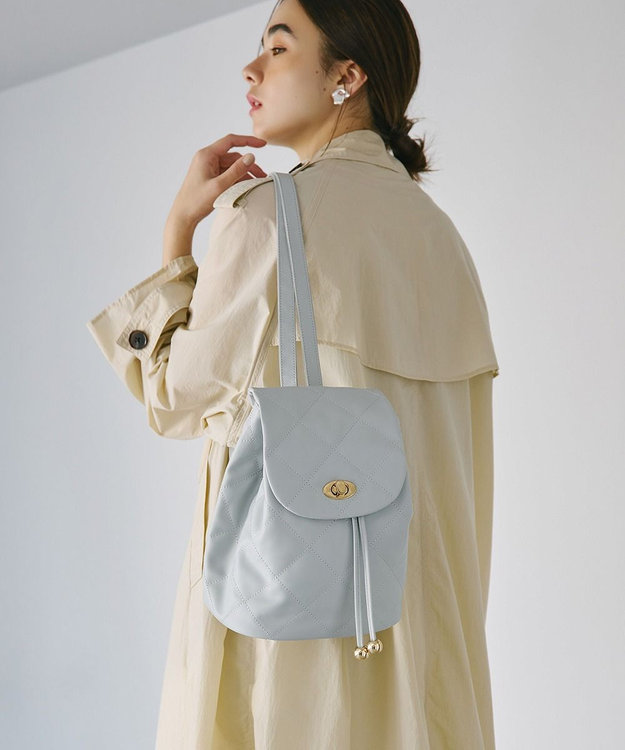 TREASURE TOPKAPI】ソフトレザー キルティング チェーン付き ミニ