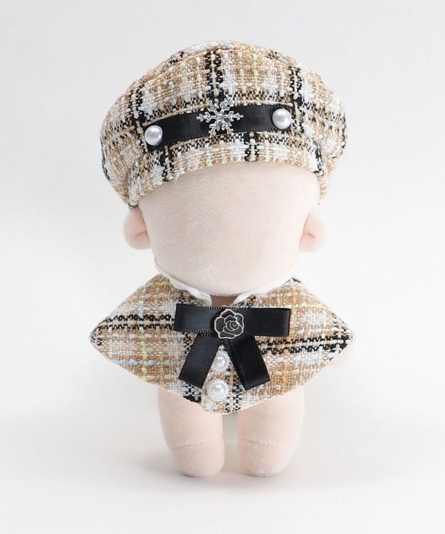 WEGO 【推し活＆痛バ】ぬいツイードケープセット12cm キャメル
