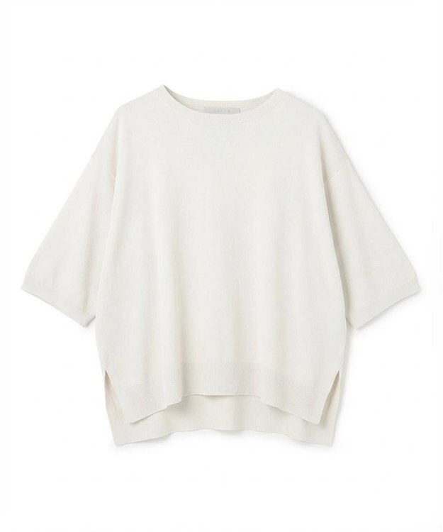 UNFILO L スゴ機能美ニット ハーフスリーブ グレージュ