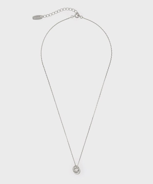 Paul Smith Double Ring Motif ネックレス シルバー