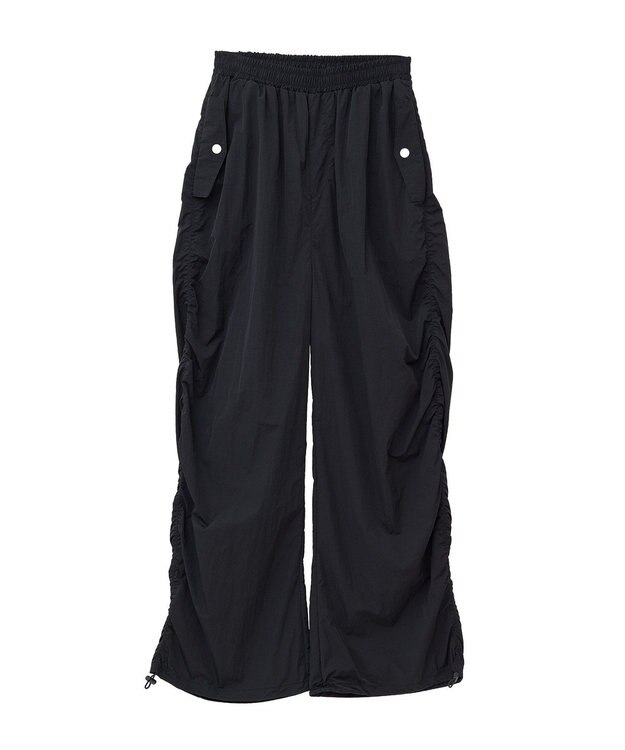 CRAFT STANDARD BOUTIQUE サイドシャーリングカーゴパンツ Black