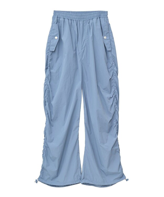 CRAFT STANDARD BOUTIQUE サイドシャーリングカーゴパンツ Blue