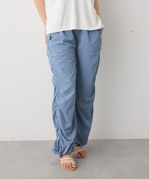 CRAFT STANDARD BOUTIQUE サイドシャーリングカーゴパンツ Blue