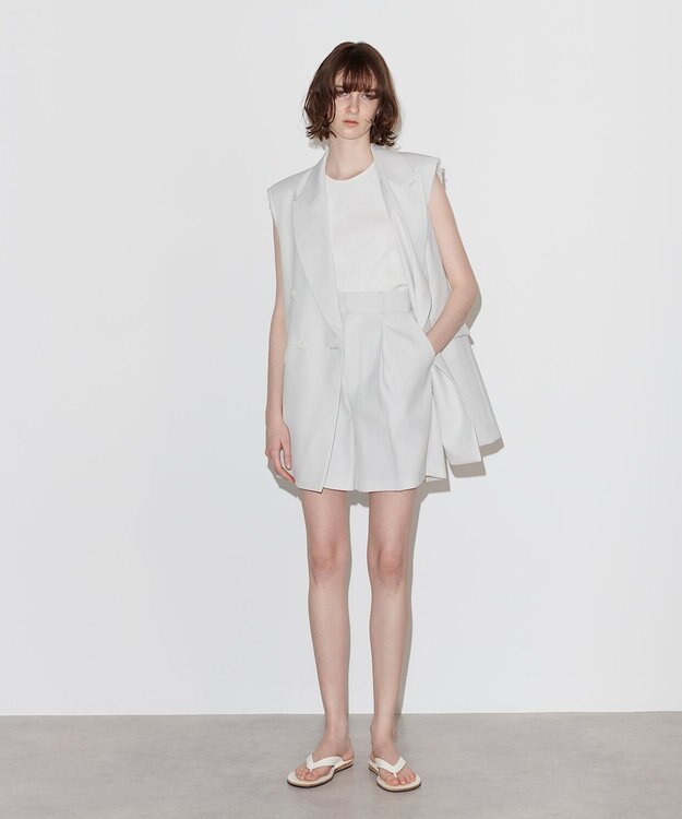 NAVE 【Nave　洗える】ベアテレコタンクトップ ホワイト系