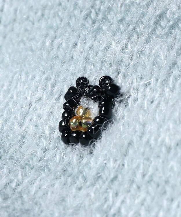 Paul Smith ホースシュー ビーズ カーディガン グレイッシュブルー