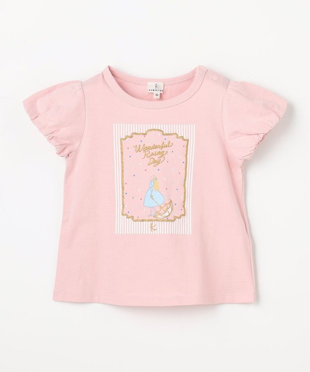 組曲 KIDS 【80-100㎝】 wonderful rainy day Tシャツ ピンク