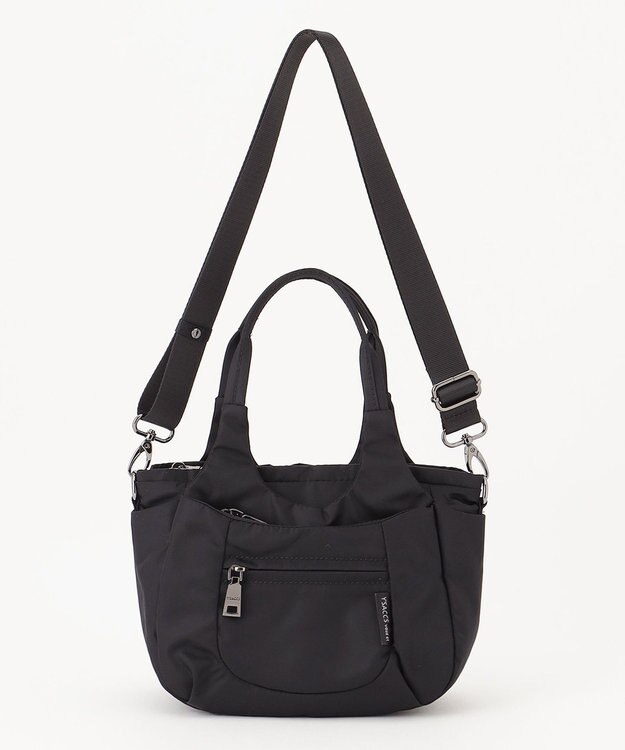 Y'SACCS 【Y’SACCS vous et】ラウンド2WAYミニトート ブラック