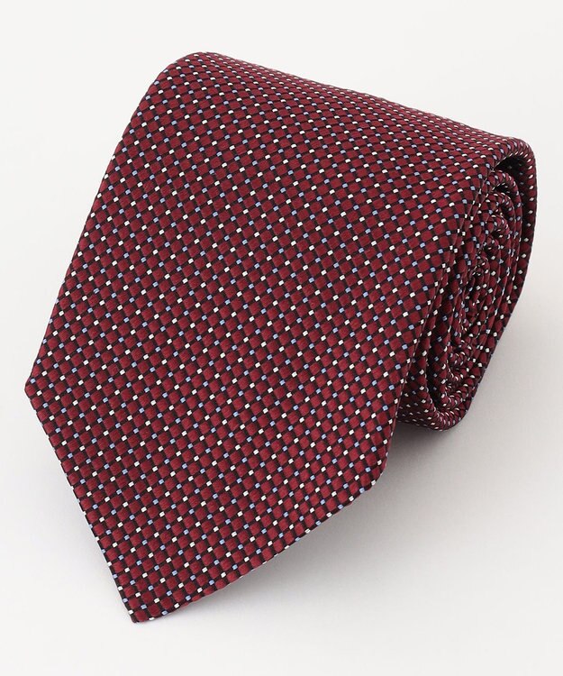 J.PRESS MEN 【GEOMETRIC JACQUARD COLLECTION】ジオメトリックジャガード ネクタイ ワイン系7