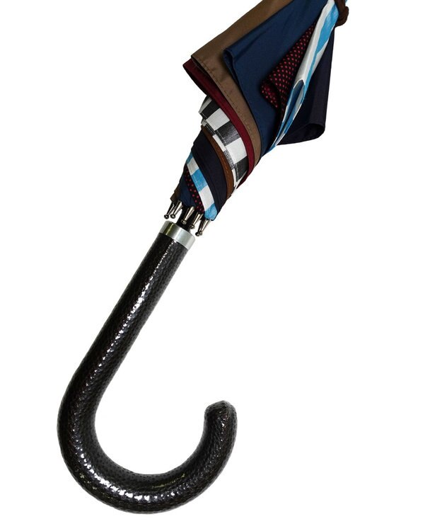 +RING レディース向け プラスリング 長傘 60cm BLK-STP T1352 マルチカラー