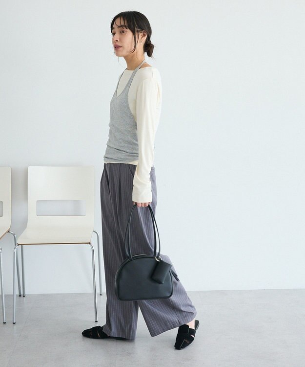 CRAFT STANDARD BOUTIQUE 2点セット/ホルターネック+ロンTee Ivory