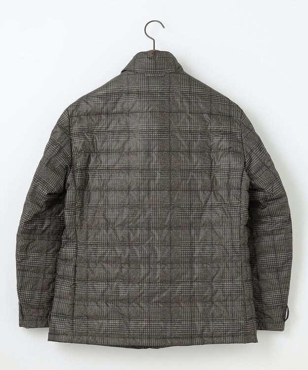 JOSEPH ABBOUD 【3WAY/撥水/INフード/ダウンライナー付】3ハイカウントツイル×パウダータフタ ダウン コート ダークブラウン系