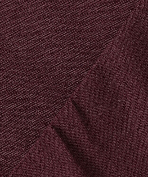 J.PRESS MEN オメガツイスト ヘンリーネックニット ワイン系