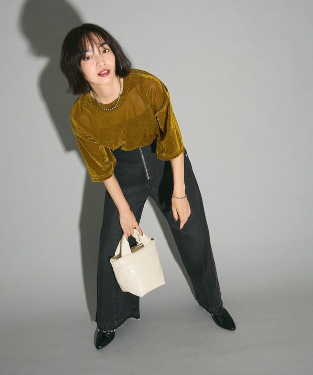 Green Parks シアーベロアプルオーバー Green