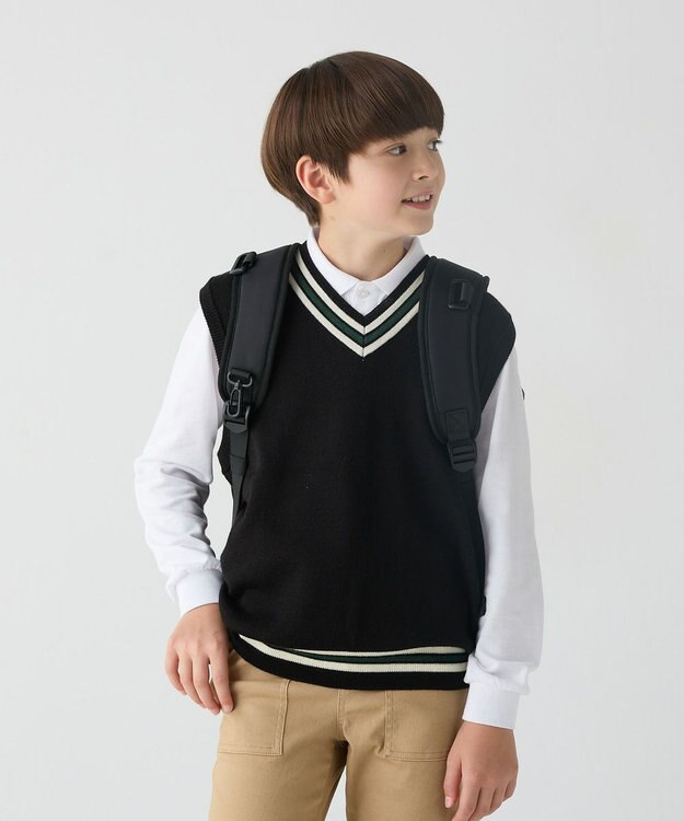 BEAMS SCHOOL スクエアリュック　35L ブラック