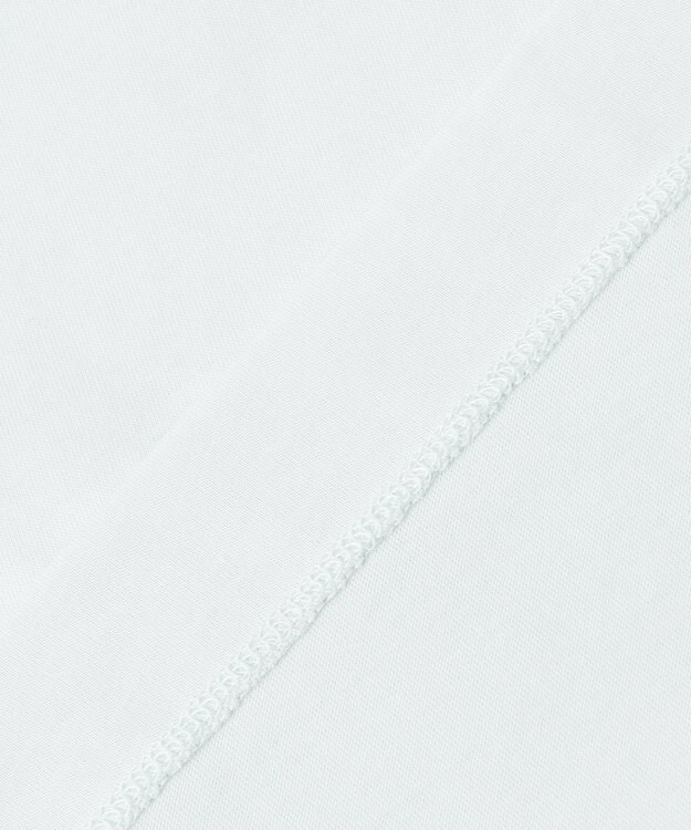 自由区 S 【洗える】タックギャザーネック Tシャツ サックス