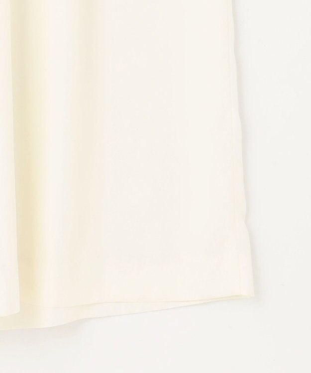 NAVE 【ReNAVE・セットアップ可/洗える/UVケア/接触冷感】フィブリルシャンブレー ワイドパンツ アイボリー系