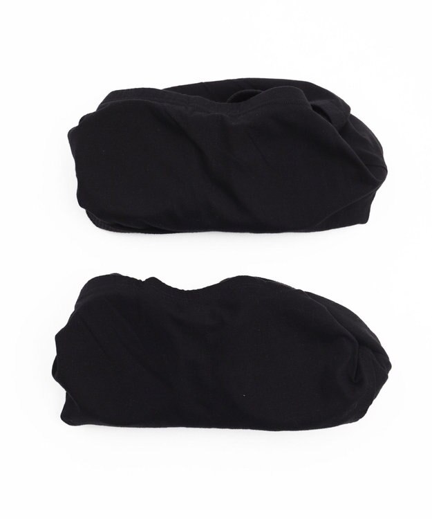 WEGO 【カップ付きインナー/ベアにもなる】ストラップ付きカップインベアトップ ブラック