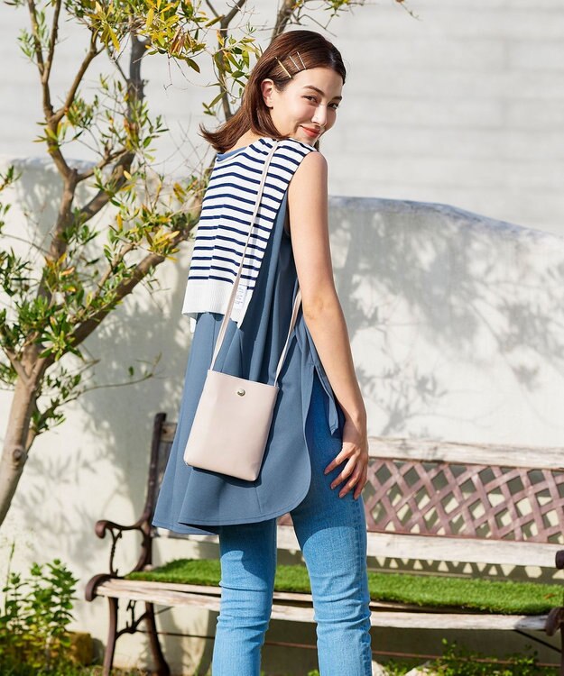 Tiaclasse 【洗える】カットツイルセットアップ（2点セット） ブルー