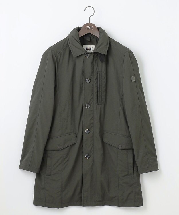 JOSEPH ABBOUD 【3WAY/撥水/INフード/ダウンライナー付】3ハイカウントツイル×パウダータフタ ダウン コート ダークブラウン系