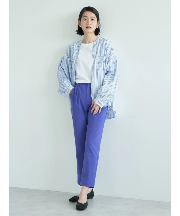 AMERICAN HOLIC 抗菌防臭ラウンドテールカットプルオーバー Off White