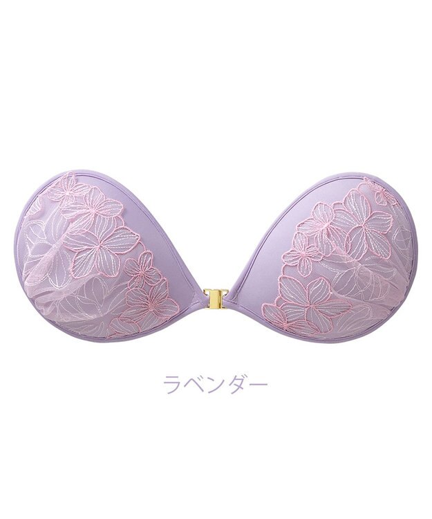BRADELIS New York 【NuBra / ナチュラルタイプ】ヌーブラ・エアーライト  メアリー  ブラ特有の締めつけがないストレスフリーブラ ラベンダー