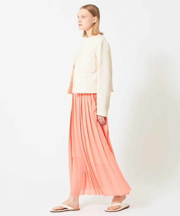 BEIGE， PARM / プリーツスカート Apricot