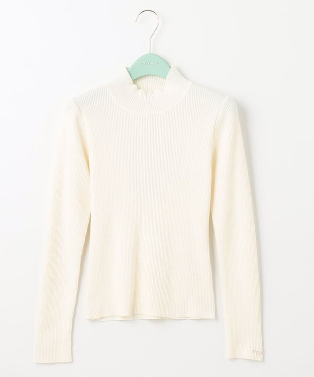 TOCCA 【洗える！】FILMS TURTLENECK タートルネックニット アイボリー系