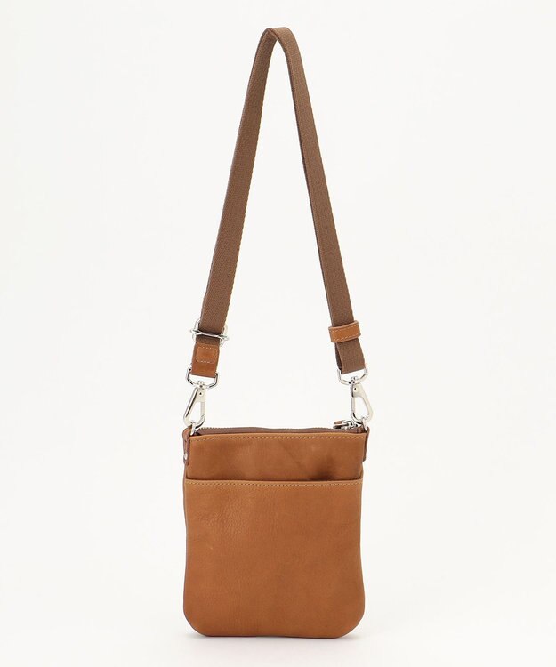 UNBILLION Otias クローム鞣し素上げ牛革モバイルSD ブラウン