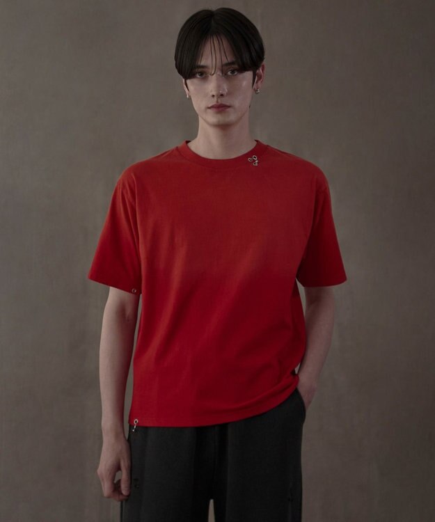 WEGO ピアス付きT（SS） レッド