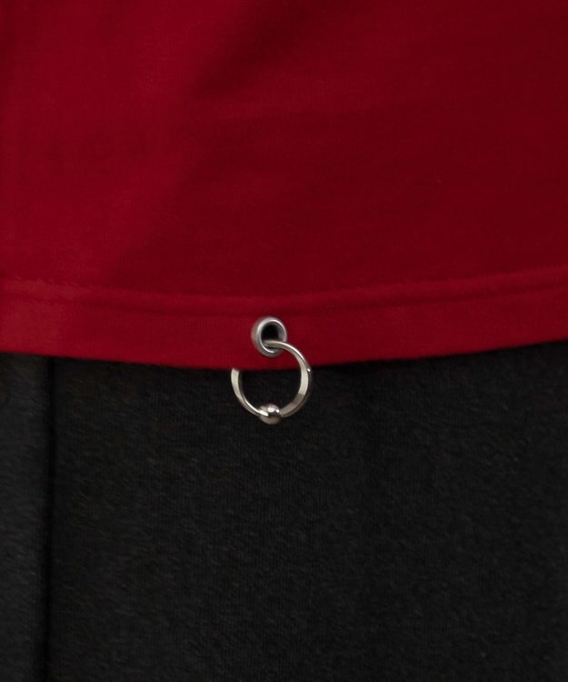 WEGO ピアス付きT（SS） レッド