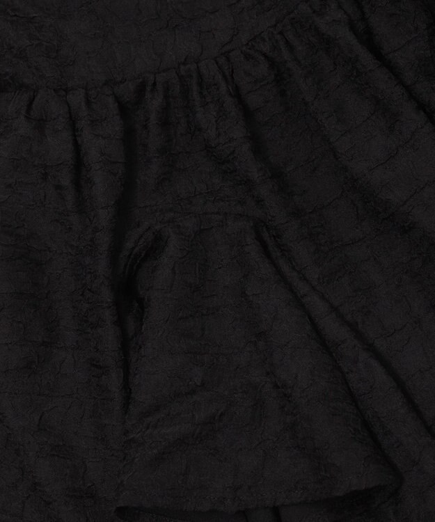 WEGO イレヘムフリルキャミワンピース ブラック