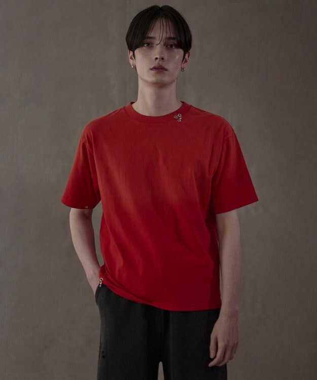WEGO ピアス付きT（SS） レッド