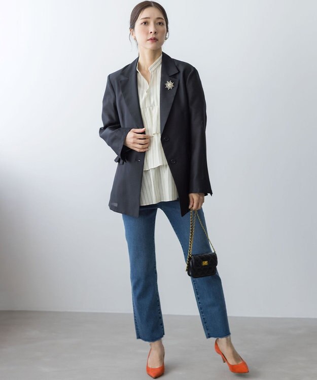 組曲 リヨセルシャーティングティアード ブラウス アイボリー系1