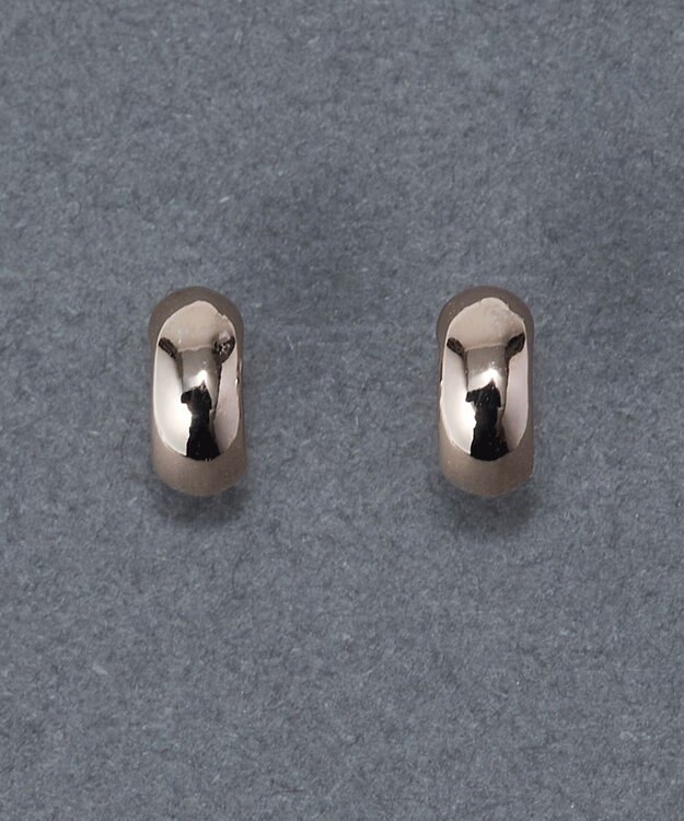 Phoebe 〈金属アレルギー対応〉リトルビーンセラミックポストピアス 小粒/ミニサイズ/小さい/定番 シャンパンゴールド