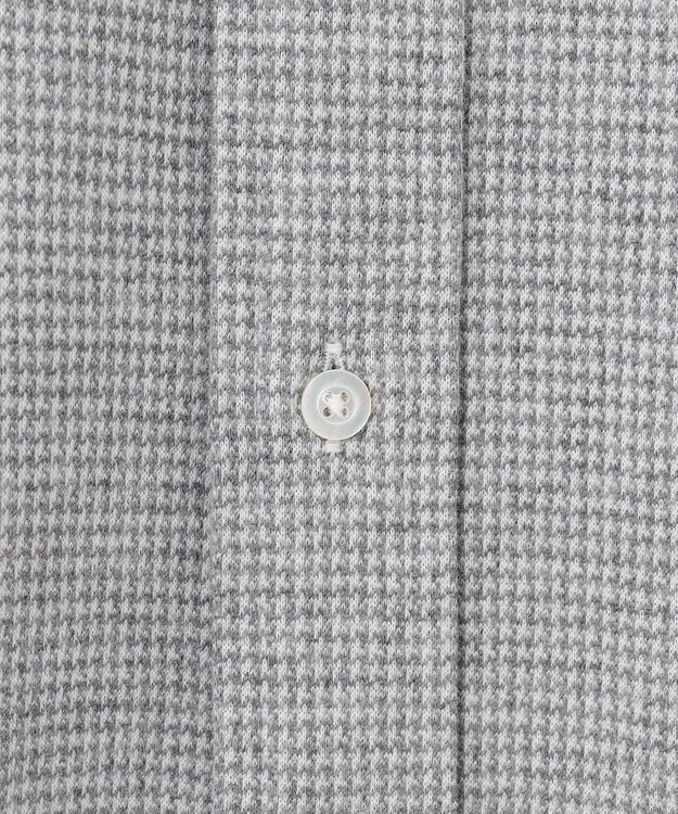 J.PRESS MEN 【Single Needle Tailoring / 形態安定】リッチジャージーコットン ネルシャツ/B.D. ライトグレー系8