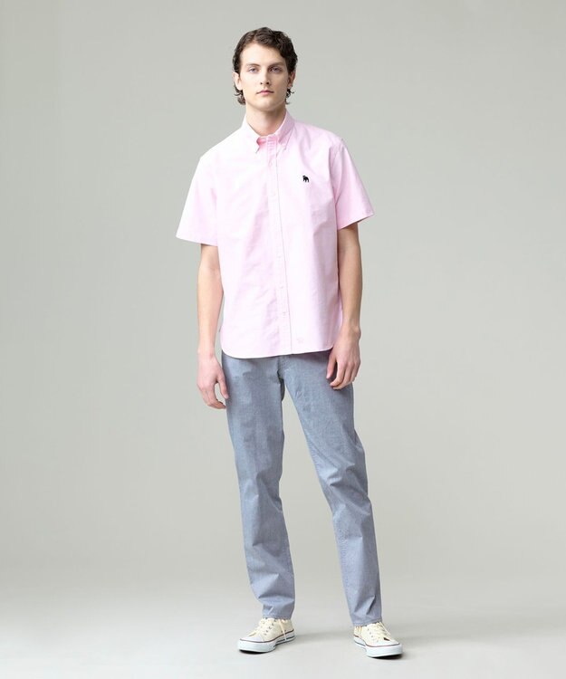 J.PRESS MEN 大人気シリーズに新作登場！【WEB限定】コットンオックスバックブルシャツ / B.D. ピンク系