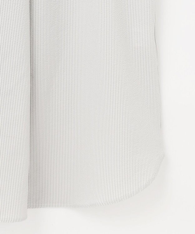 ANY 【洗濯機可】サッカーストライプワンピース グレーストライプ